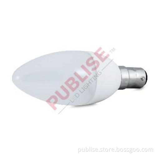 HOT!Frosted C37 bulb with 360 degree! dimmable led candle lights